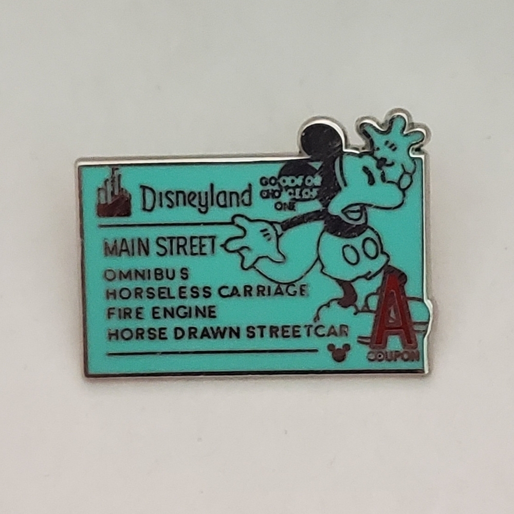 Disney Pin Trading Mickey Mouse Ticket Series A Ticket Collection Pin